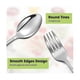 thumbnail image 2 of 30 Pieces Kids Silverware Set Stainless Steel Toddler Utensils Flatware Set Toddler Silverware Spoo, 2 of 5