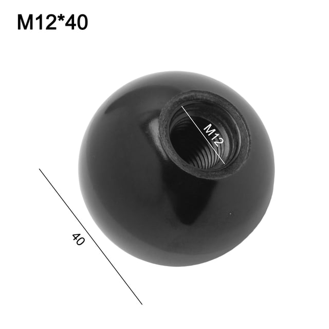 Efficient And Versatile Machine Tool Handle Ball Nut for Various Industries M12-40Bakelite Black