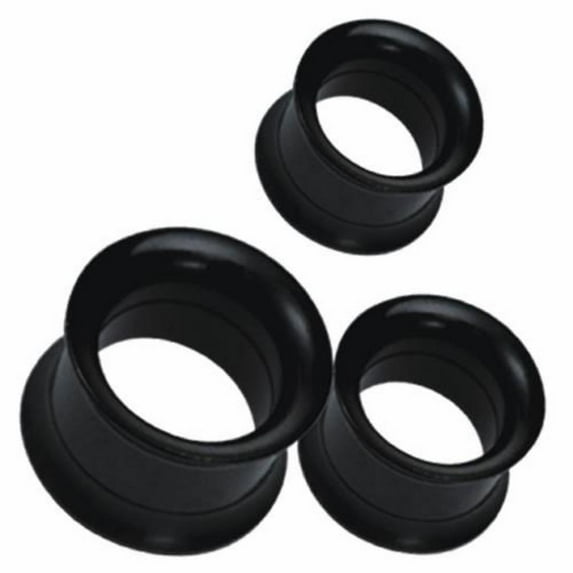 Black PVD Double Flared Internally Threaded Plug