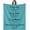 Blue, variant on Bible Verse Blanket with Inspirational Thoughts and Prayers, Religious Gifts Throw Blanket, for Women, Soft Lightweight Healing Throw Blanket Christian Gifts for Women Men 60x80in