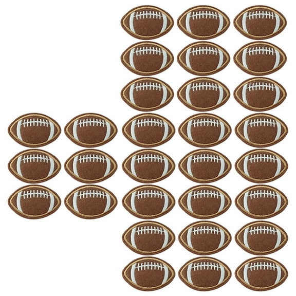 30PCS Rugby Patch, Iron on Patches, Trucker Hat Patches for Clothes, Backpacks, Hats