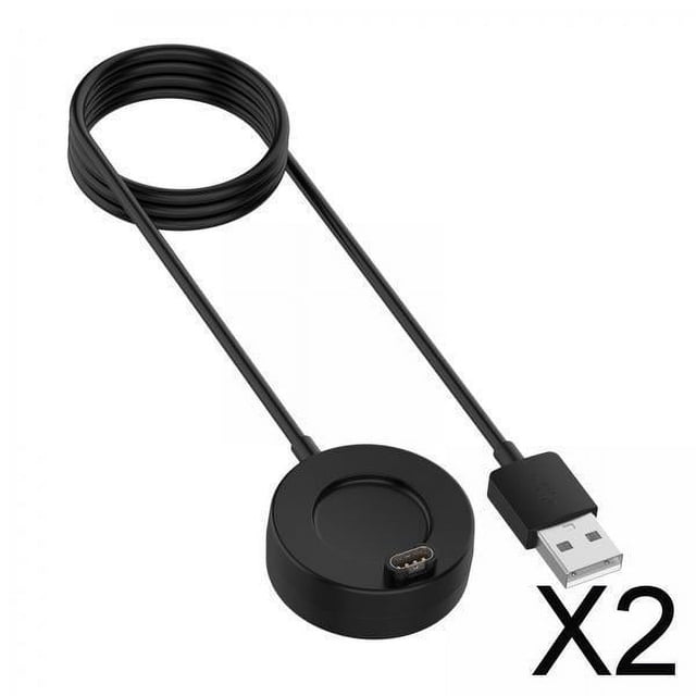 Cable de carga,Adaptador de cables de carga USB de repuesto portátil,base de cargadores de cable de cargador de energía magnética,soporte para pulsera de reloj soporte para cargador 2 piezas