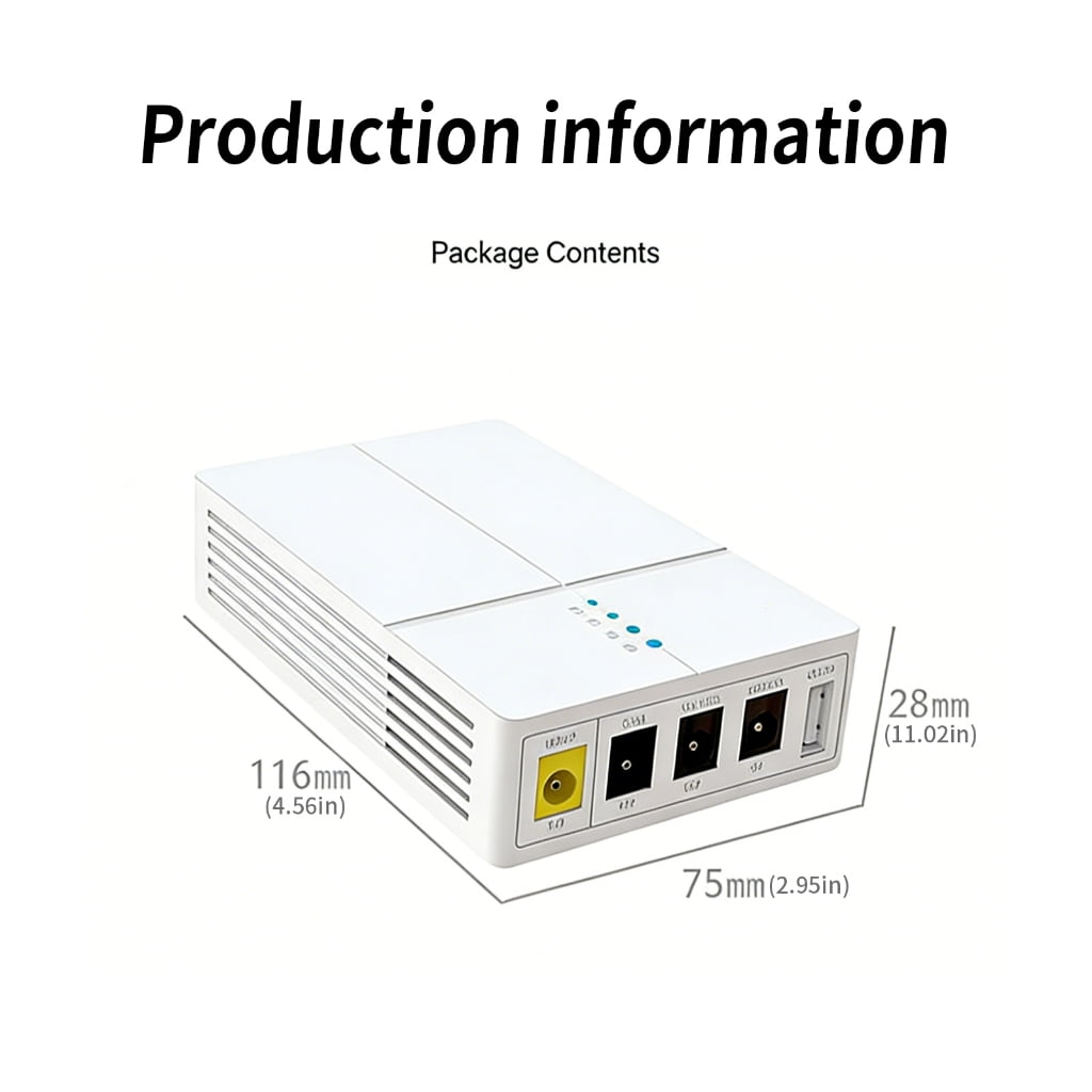 Universals Battery Backup Uninterruptible Power Supply for WiFi Routers and ONU Devices 13500mAh and 12 Hour Running