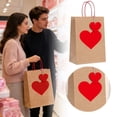 thumbnail image 1 of TIELUTT Valentine with Handles and Extra Wide Wrapping Paper Christmas Wrapping Paper Bags Christmas Bundle Wrapping Paper Bundle with Ribbon & Stickers Paper Bag Wrapping Paper Roll Paper Christmas, 1 of 7