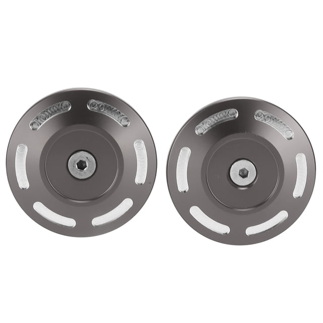Par de cubiertas de orificios para marco de motocicleta, repuesto de aleación de aluminio para S1000XR 2015-2020, color gris