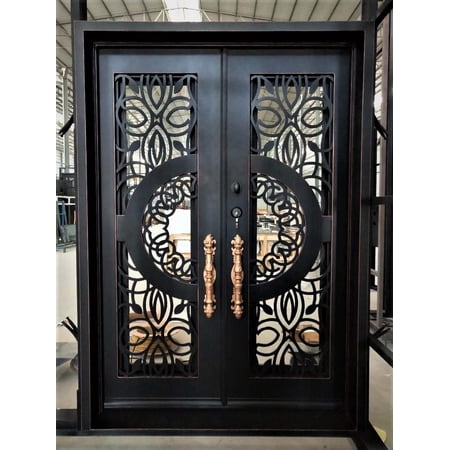 Pride Kopa Iron Glass Double Door