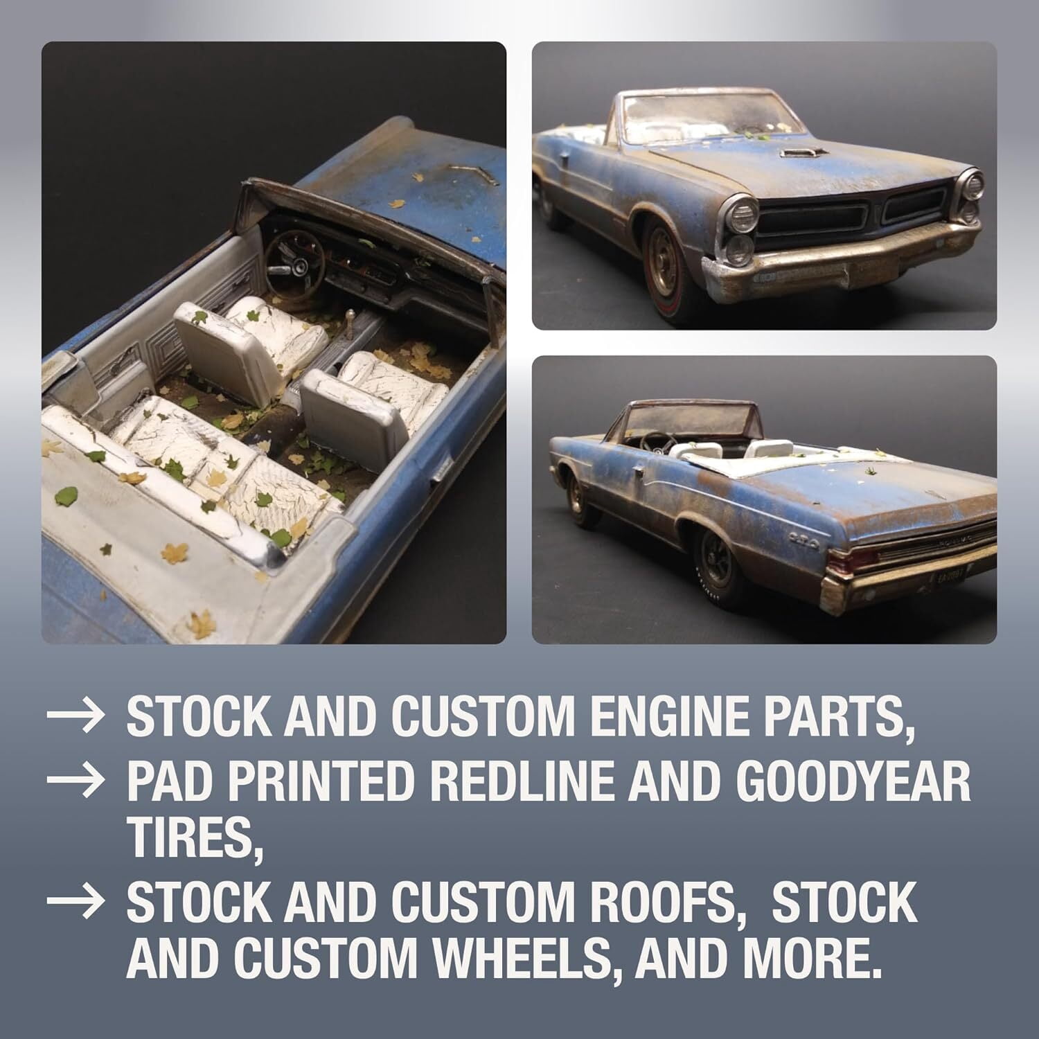 AMT 1965 Pontiac GTO 2T 1/25 Scale Model Kit