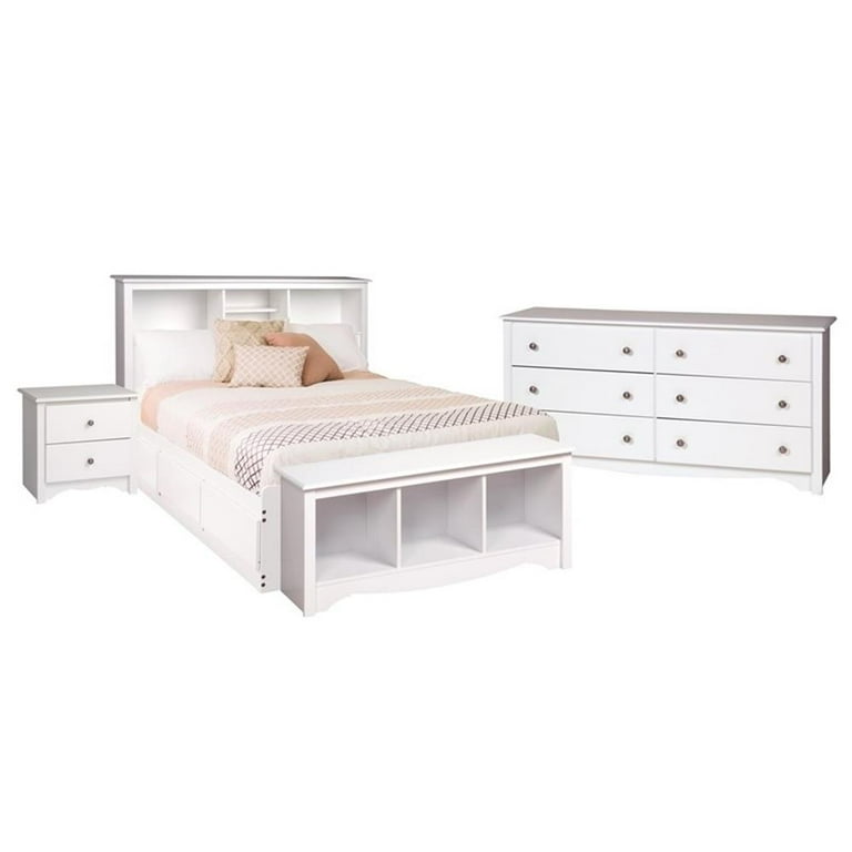 Prepac monterey queen bedroom set discount