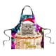 thumbnail image 2 of Delantal de diseño navideño, algodón, cuello ajustable, lazos en la cintura, CA5384R, 2 of 6