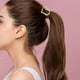 thumbnail image 5 of 4 Uds. Pinzas para el cabello minimalistas, pinzas para el cabello con forma de corazón, pinzas para el cabello a la moda, tocado para mujer (dorado, plateado, dorado rosa, negro), 5 of 8