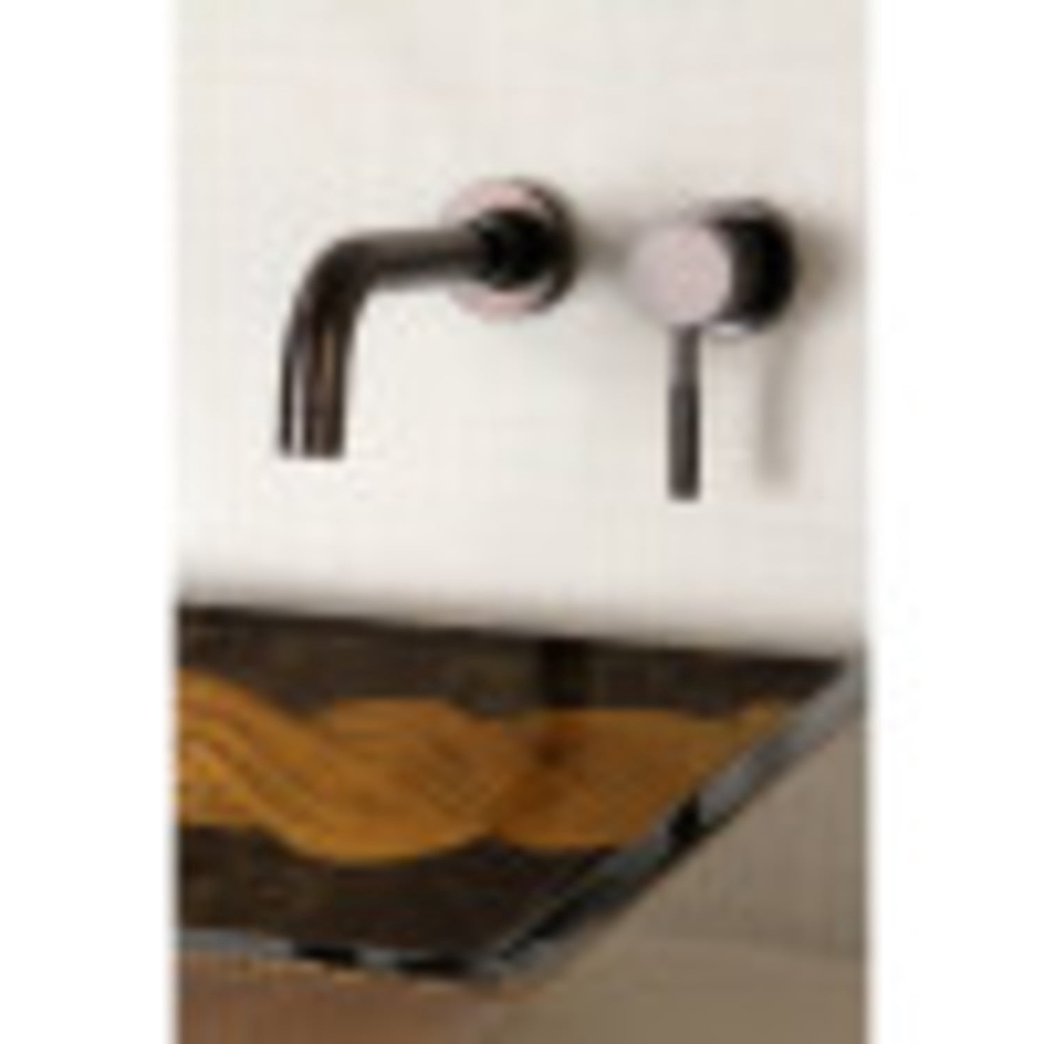 Kingston Brass KS8115DL Single-Handle Wall Mount Bathroom Faucet, Oil Rubbed Bronze