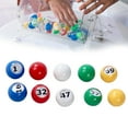 thumbnail image 2 of Pack of 100 Raffle Colorful Replacement Bingo Balls Set Multicolor Bingo Balls, 2 of 6