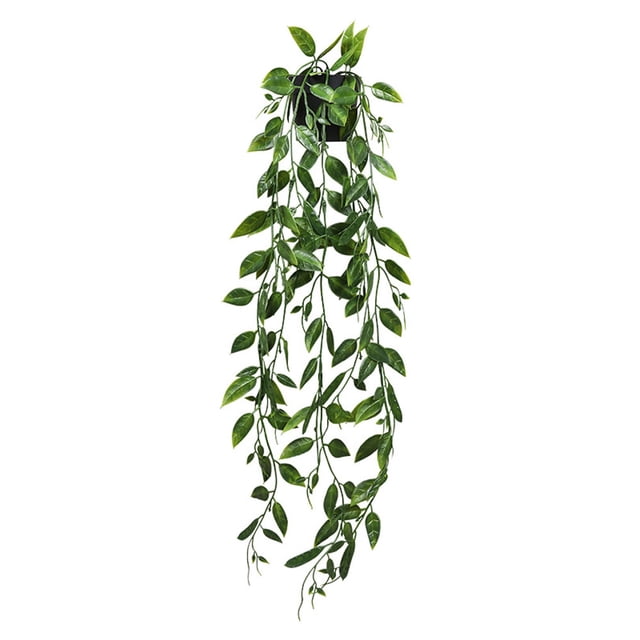 Plantas artificiales en macetas, planta falsa realista verde interior para decoración de jardín de oficina en casa
