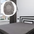 thumbnail image 1 of unbranded Gray Pure Cotton Fitted Sheet Elastic Bed Cover Soft Breathable for Home, 1 of 8