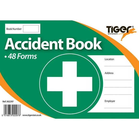 Tiger Stationery Accident Book (Pack of 6)