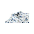thumbnail image 4 of INSPIRE CHIC Men's Short Sleeve Printed Button Front Beach Hawaiian Shirt 34 Blue White, 4 of 8