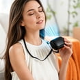 thumbnail image 3 of Gumesh Portable Hanging Neck Fan, Wearable Personal Fan Battery Operated USB Rechargeable 4 Speed Mini Handheld Air Conditioning Cooling Necklace Fan for Camping Outdoor, 3 of 5