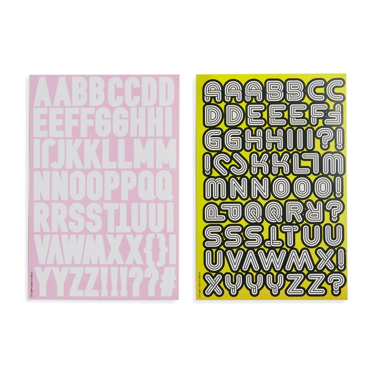 Foldmade Graphic Stickers, Multi-Color and Multi-Pattern, Paper