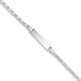 thumbnail image 1 of Sterling Silver Polished Engraveable Childrens ID Bracelet 5.5 Inch "Bracelets, 1 of 2