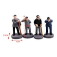 thumbnail image 3 of 4 Pieces People Figurines Set Action Figure Model for DIY Scene Layout Decor, 3 of 6