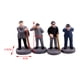 thumbnail image 3 of Juego de 4 figuras de personas realistas, figura de juego de rol de decoración de personas en miniatura de simulación, 3 of 7