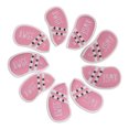 thumbnail image 2 of 9 piezas Headcover 4-9, P, a Protection Se adapta a todas las marcas con estuche de de números para cabeza de Rosado Soledad Cubiertas de hierro de golf, 2 of 8