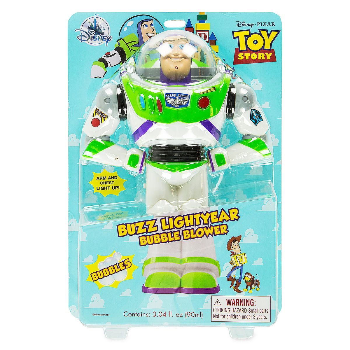 Brand New Buzz Lightyear Bubble Blower Light Up Toy Story Not Working