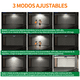thumbnail image 3 of Paquete De 2 Lámparas Solares Sensor De Movimiento 3 Modos Malubero, Negro, 3 of 5