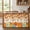 Beige, variant on Cabinet Curtains 35"W x 35"L, Orange Pumpkins Fall Sink Skirt for Bathroom Kitchen Self Adhesive, Thanksgiving Maple Leaves Weeping Rustic Desk Privacy Short Curtain for Under Sink Classroom Closet