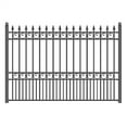 thumbnail image 7 of ALEKO London Style Garden Yard Black Steel Fence  8' x 5' Set of 2, 7 of 7