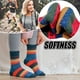 thumbnail image 3 of EBMORE Calcetines de invierno de lana navideña súper gruesos para mujer, paquete de 5 colores mezclados 24 cm-28 cm (CN); 38-46 (UE); 6,5-10,5 (EE. UU.); 5,5-9,5 (Reino Unido), 3 of 6