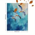 thumbnail image 3 of Qisvanset 12x16 Inch Seascape Boats Canvas Print Wall Art, 3 of 5