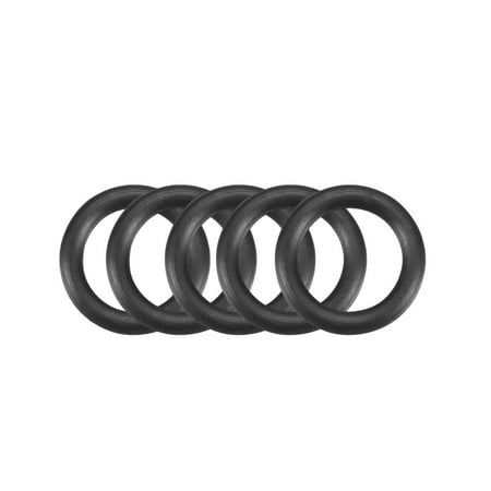 

50Pcs 12mm x 1.9mm Rubber O-rings NBR Heat Resistant Sealing Ring Grommets Black