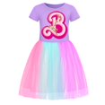 thumbnail image 1 of Barbie Girl Dress, Rainbow Lace Dress, 1 of 1