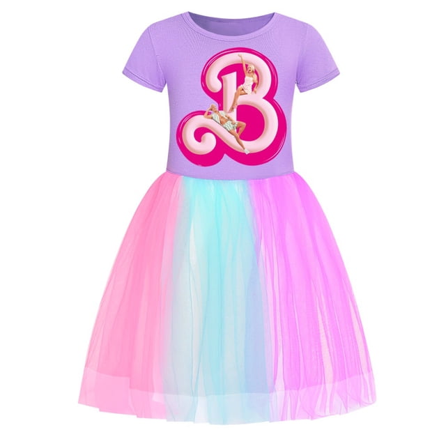 Barbie Girl Dress, Rainbow Lace Dress