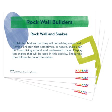 Kaplan Early Learning Foam Rock Wall Builders - Set of 25