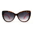 thumbnail image 2 of Girls Kids Size Oversize Cat Eye Retro Sunglasses Tortoise Pink Smoke, 2 of 4