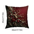 thumbnail image 5 of Christmas Decorative Pillow Covers for Couch 18x18" Christmas Decorative Pillow Cases with Soft Fabric Hidden Zipper Xmas Decorations, 5 of 7