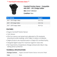 thumbnail image 2 of Camshaft Position Sensor - Compatible with 2007 - 2012 Dodge Caliber 2008 2009 2010 2011, 2 of 2
