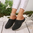 thumbnail image 4 of Dakaela Clogs for Women Comfortable Slip on Mules Shoes Arch Support Closed Toe Sandals Backless Summer Casual Walking Slides Black 6, 4 of 9