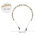 thumbnail image 2 of Unique Bargains 1 Pcs Women Knotted Headbands Fashion Rhinestone Thin Head Bands Hair Accessories Pink, 2 of 7