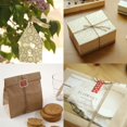 thumbnail image 5 of Kraft Paper Round Gift Tags,White Gift Wrap Tags with String,Blank Gift Tag,100 Pcs 5.5cm Wedding Craft Tags with 100 Feet Natural Jute Twine, 5 of 5