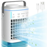 Uarter Portable Air Conditioners Cooling Fan with Water Cooling and Spray Function Ideal for Desktop Use, Providing Efficient and Refreshing Cooling
