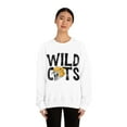 thumbnail image 4 of Vintage Wildcats Mascot Sweatshirt Wild Cat Fan Long Sleeve Shirt White Medium, 4 of 10