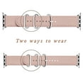 thumbnail image 4 of WFEAGL Apple Watch Band Genuine Leather iWatch Replacement Strap 42mm 44mm Pink Sand/Silver, 4 of 8