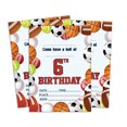 thumbnail image 2 of Darling Souvenir Multicolor Birthday Invitation Card Printable Fill or Write In Blank Invites Party Supplies Pack Of 28 5 x 7 Inches, 2 of 5