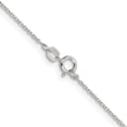 thumbnail image 3 of 925 Sterling Silver Cable Chain Styles Necklace .95 mm Diamond-cut Forzantina 16 inch 0.95, 3 of 4