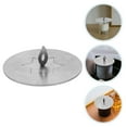 thumbnail image 1 of unbranded Cubierta Decorativa Para De Vela De Acero Inoxidable Plateado Con Cortaviento Y, 1 of 8