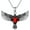 January, variant on Eagle Necklace for Women 925 Sterling Silver Hawk Eagle with Birthstone Pendant Necklace