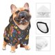 thumbnail image 3 of Balery Colorful Flowers with Butterfly Sudadera con Capucha para Perros Pequeños – Ropa para Mascotas, Disfraz para Perros y Gatos, Ideal para Fiestas y Cosplay-X-Small, 3 of 7